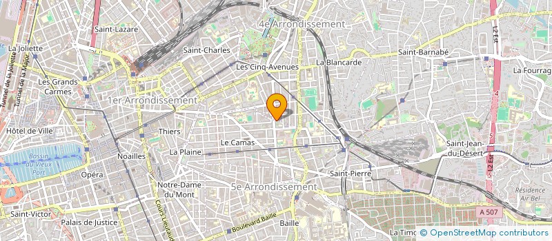 localisation de l'entreprise SARL DANTES 23 à MARSEILLE