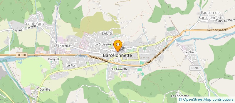 localisation de l'entreprise SARL DAO JEAN à BARCELONNETTE