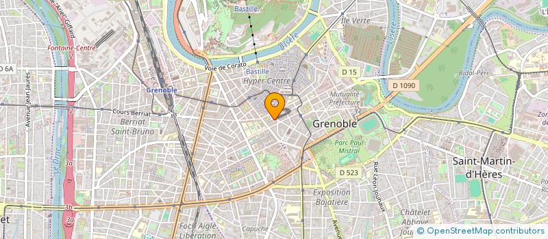 localisation de l'entreprise SARL DAPH  GRENOBLE