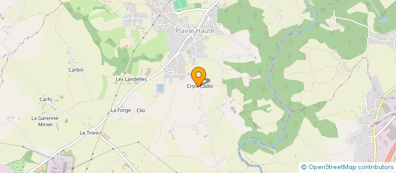 localisation de l'entreprise SARL DARCEL JEAN-PIERRE  PLAINE-HAUTE