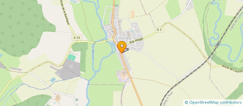 localisation de l'entreprise SARL DARCHAMBEAU à COUSSEY