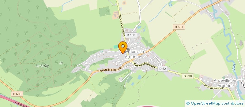 localisation de l'entreprise SARL DARCQ RUBY à CLERMONT-EN-ARGONNE