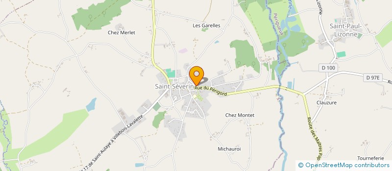 localisation de l'entreprise SARL DARES à SAINT-SEVERIN