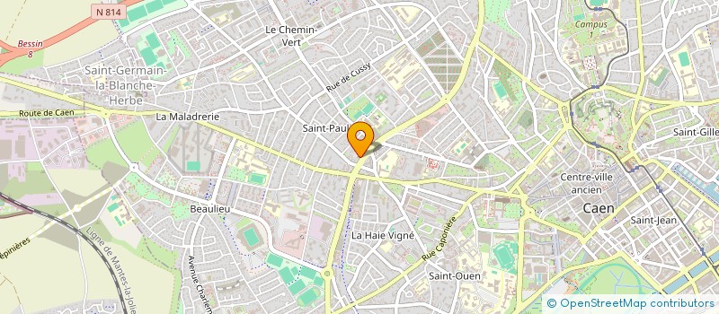 localisation de l'entreprise SARL DARQUENAY à CAEN