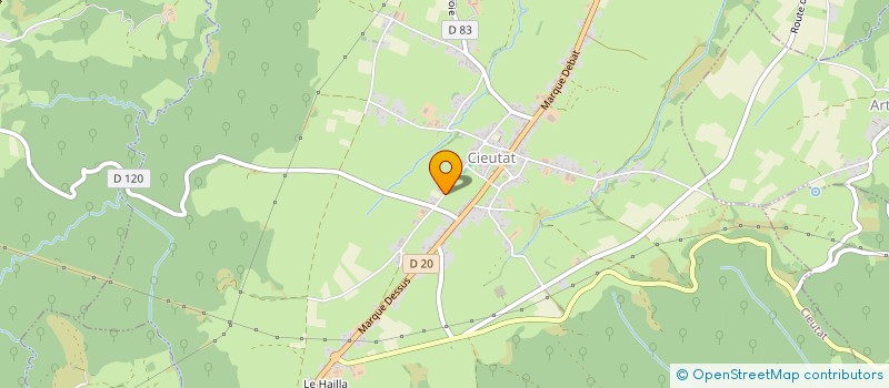 localisation de l'entreprise SARL DARRE TERRASSEMENTS  CIEUTAT