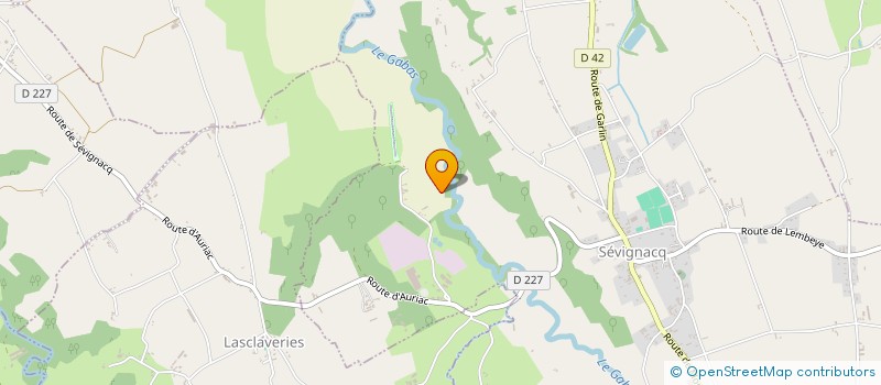 localisation de l'entreprise SARL DARRICAU  SEVIGNACQ