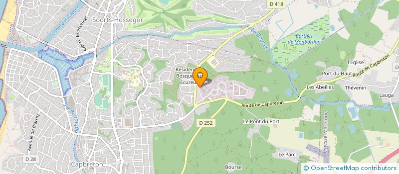localisation de l'entreprise SARL DARROMAN ET ASSOCIES à CAPBRETON