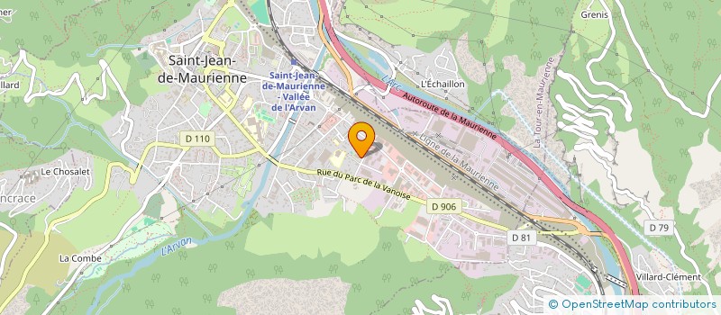 localisation de l'entreprise SARL DARVE AUTOMOBILES à SAINT-JEAN-DE-MAURIENNE