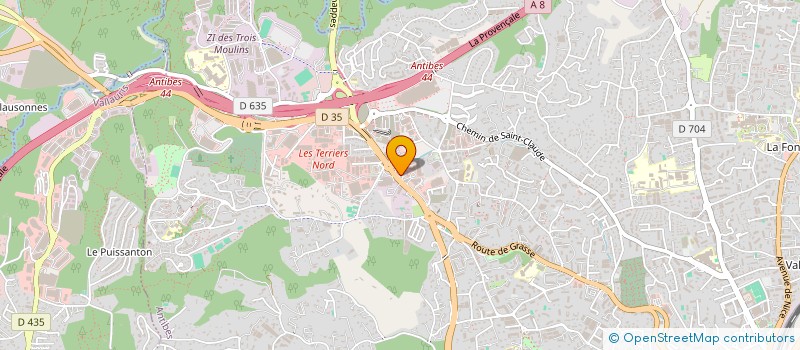 localisation de l'entreprise SARL DASELE à ANTIBES