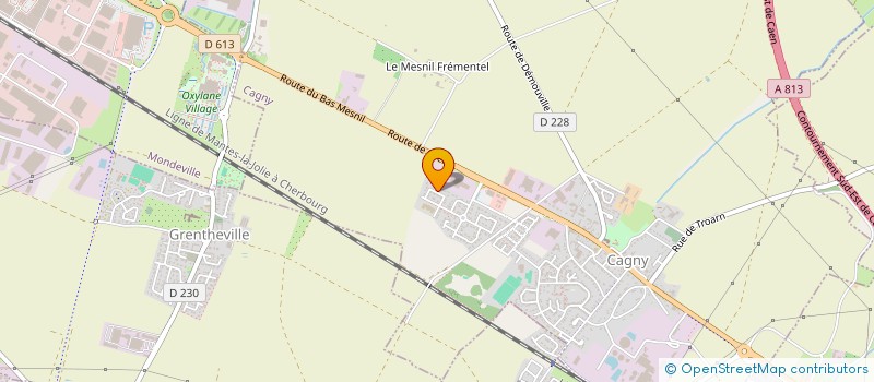 localisation de l'entreprise SARL DASTAN CONSTRUCTIONS  CAGNY