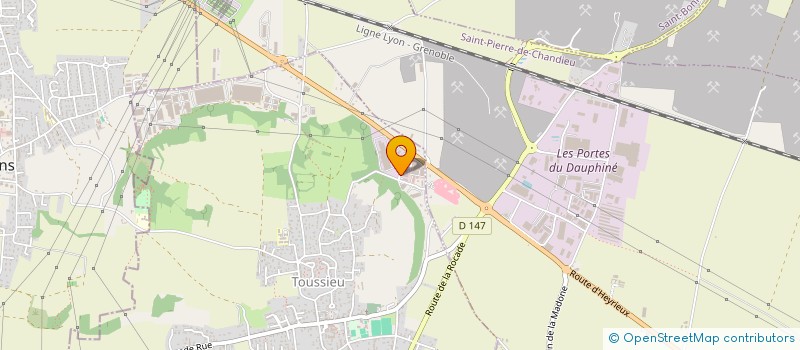 localisation de l'entreprise SARL DATEC  TOUSSIEU