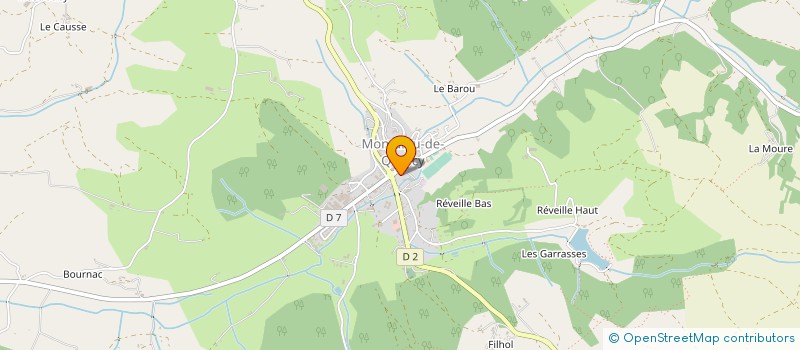 localisation de l'entreprise SARL DAUBA à MONTAIGU-DE-QUERCY