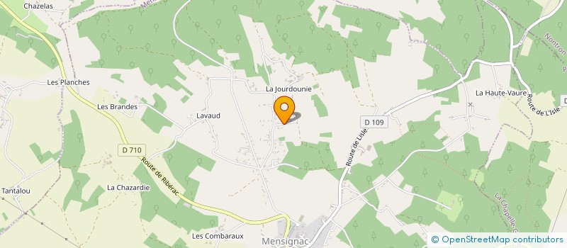 localisation de l'entreprise SARL DAUDOU MICHEL F.C.GC à MENSIGNAC