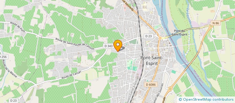 localisation de l'entreprise SARL DAUMAS TP à PONT-SAINT-ESPRIT