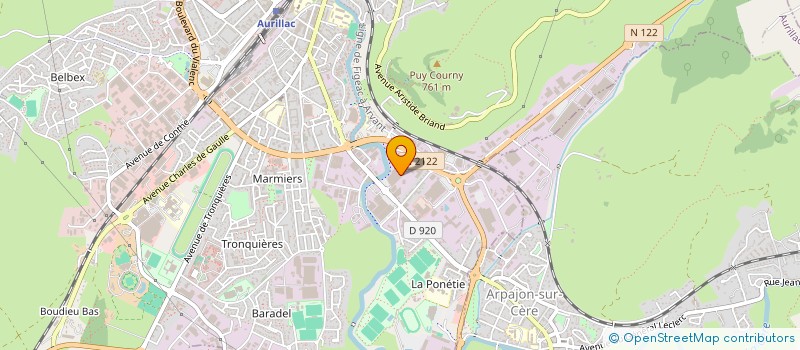 localisation de l'entreprise SARL DAUTIN à AURILLAC