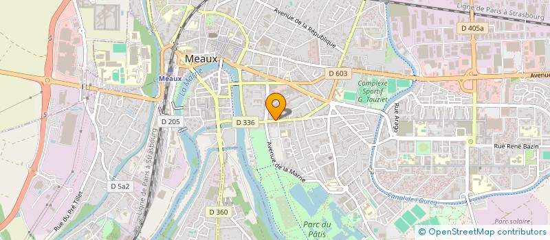 localisation de l'entreprise SARL DAUVER  MEAUX