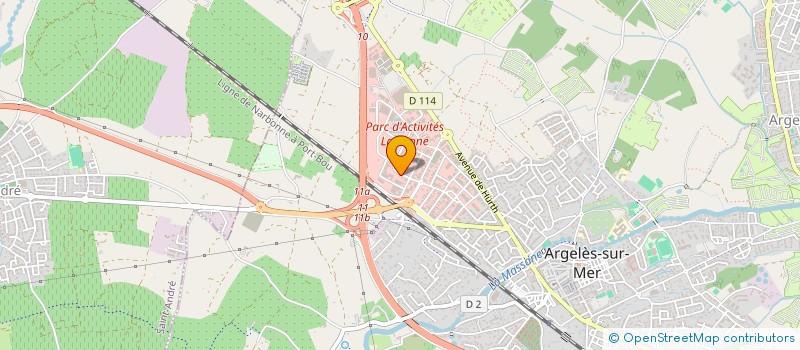 localisation de l'entreprise SARL DAVAL à ARGELES-SUR-MER