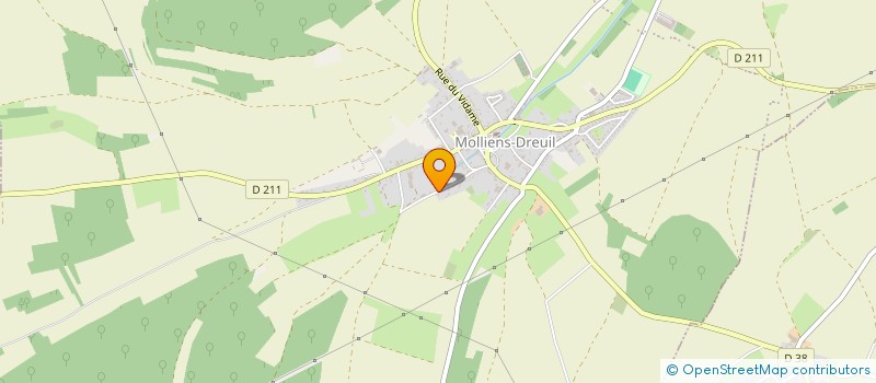 localisation de l'entreprise SARL DAVE ROGER  MOLLIENS-DREUIL