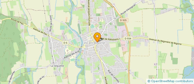 localisation de l'entreprise SARL DAVEZAC DIFFUSION à VIC-EN-BIGORRE