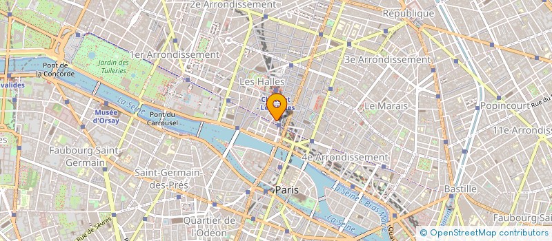localisation de l'entreprise SARL DAVIA  PARIS