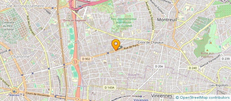 localisation de l'entreprise SARL DAVID 55 à MONTREUIL