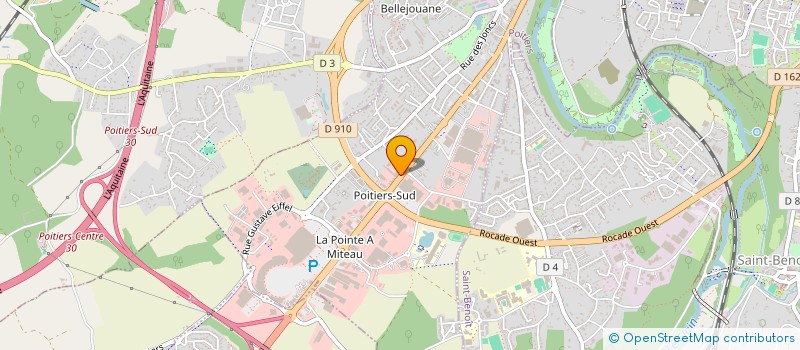 localisation de l'entreprise SARL DAVID BERNARD à POITIERS