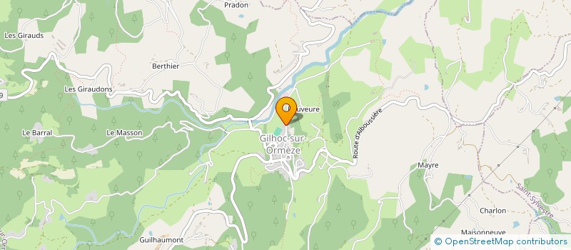 localisation de l'entreprise SARL DAVID BOSC à GILHOC-SUR-ORMEZE