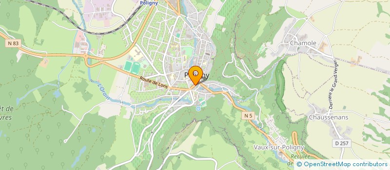 localisation de l'entreprise SARL DAVID BOSC NOTAIRES ET ASSOCIES à POLIGNY