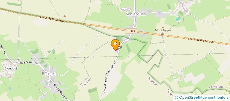 localisation de l'entreprise SARL DAVID DELRUE  BOURTHES