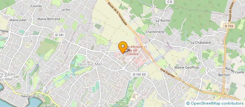 localisation de l'entreprise SARL DAVID DIFFUSION à VAUX-SUR-MER