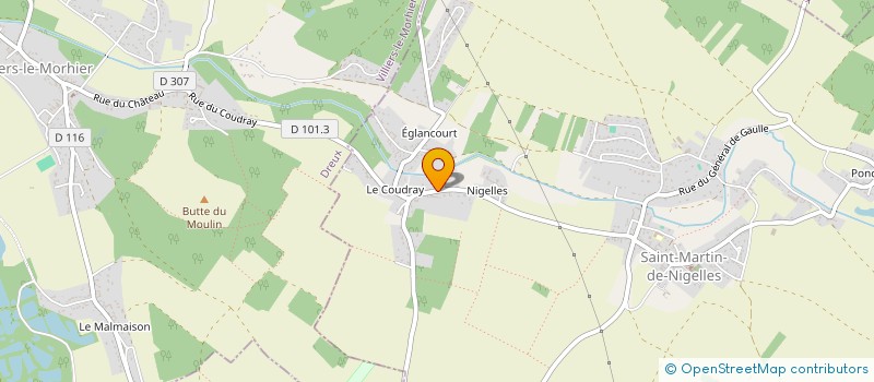 localisation de l'entreprise SARL DAVID GERMAIN à SAINT-MARTIN-DE-NIGELLES