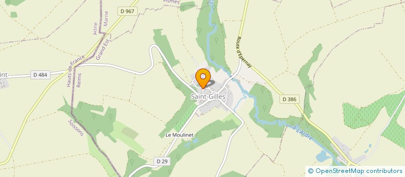 localisation de l'entreprise SARL DAVID HINSINGER  SAINT-GILLES