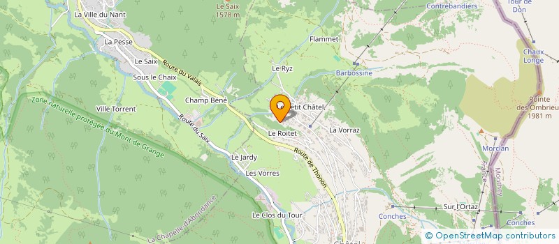 localisation de l'entreprise SARL DAVID ROBIN 2  CHATEL