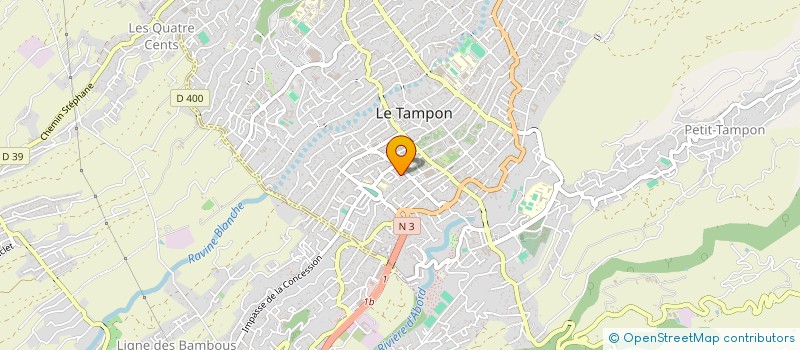 localisation de l'entreprise SARL DAVID TAXI à LE TAMPON