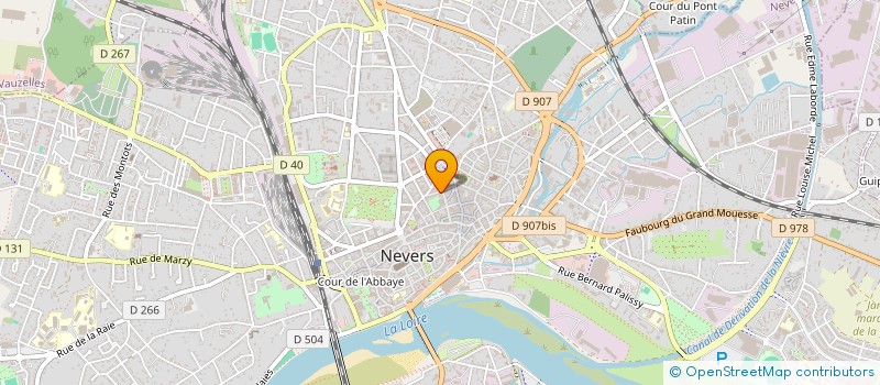 localisation de l'entreprise SARL DAVID X 2 à NEVERS