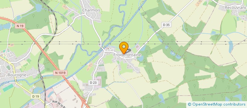 localisation de l'entreprise SARL DAVIDEL TRANSPORTS  FROIDEFONTAINE