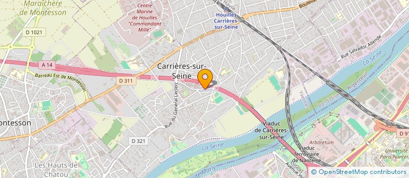 localisation de l'entreprise SARL DAVIKAR EXPRESS à CARRIERES-SUR-SEINE