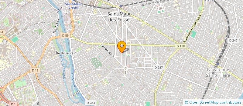 localisation de l'entreprise SARL DAVRIL  SAINT-MAUR-DES-FOSSES