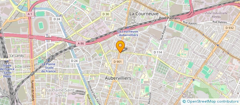localisation de l'entreprise SARL DAWAT à AUBERVILLIERS