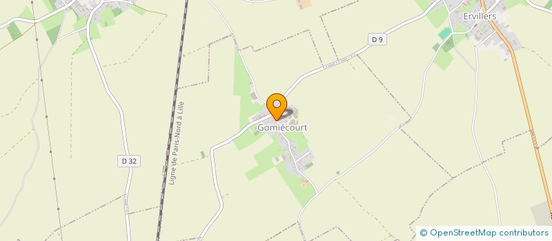 localisation de l'entreprise SARL DB  GOMIECOURT