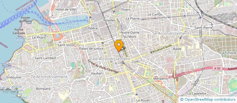 localisation de l'entreprise SARL DB PRODUCTIONS à MARSEILLE