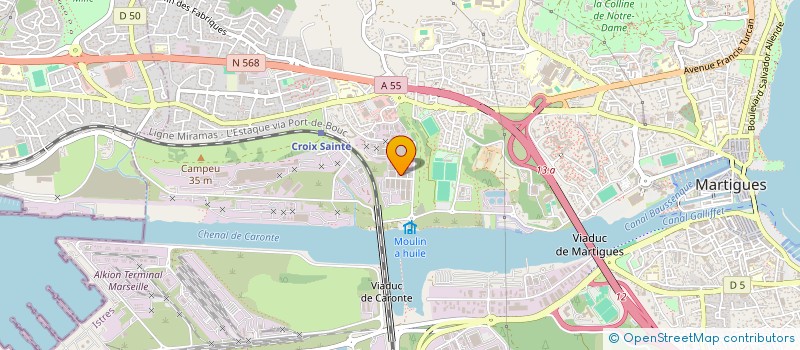 localisation de l'entreprise SARL DB SUD à MARTIGUES
