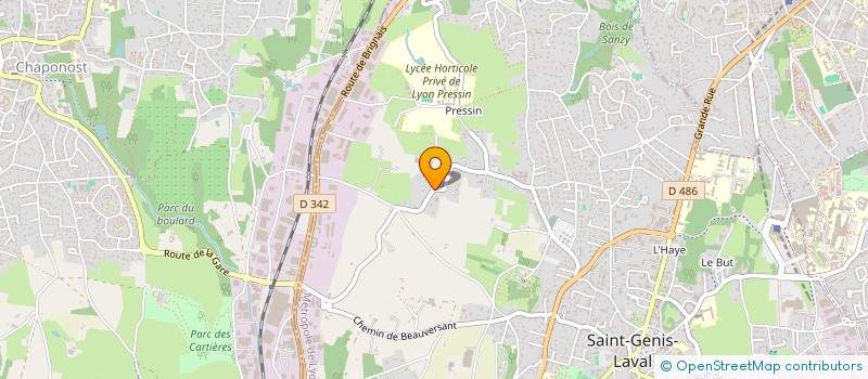 localisation de l'entreprise SARL DBA  SAINT-GENIS-LAVAL