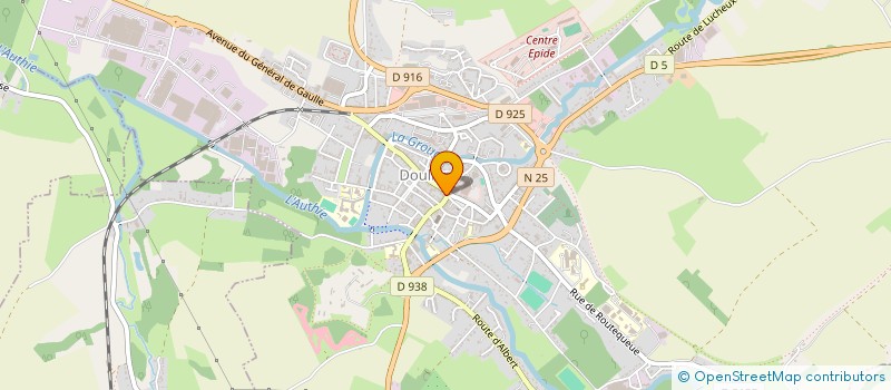 localisation de l'entreprise SARL DBG à DOULLENS