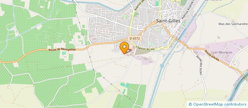 localisation de l'entreprise SARL DBM à SAINT-GILLES