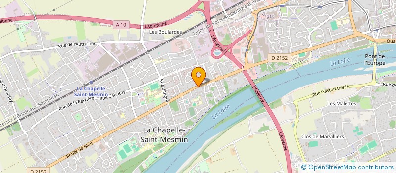 localisation de l'entreprise SARL DBM à LA CHAPELLE-SAINT-MESMIN