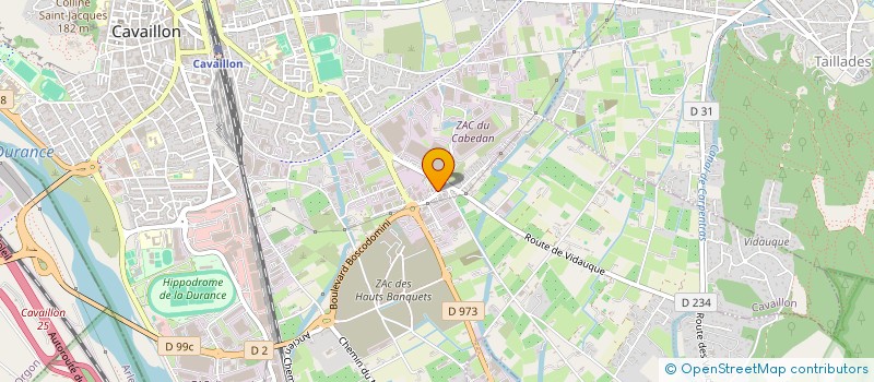 localisation de l'entreprise SARL DBS  CAVAILLON