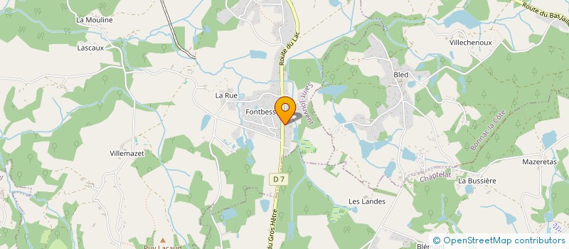 localisation de l'entreprise SARL DBS à SAINT-JOUVENT