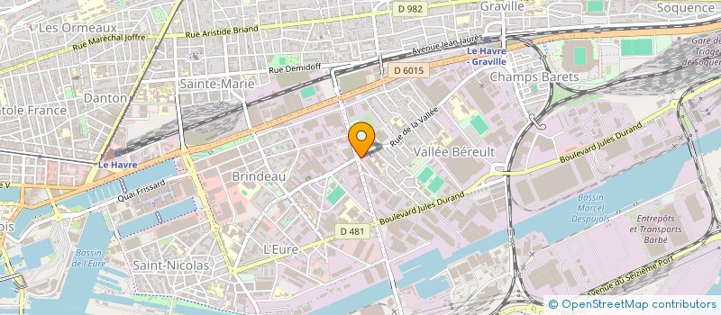 localisation de l'entreprise SARL DBS DEBOSSELAGE à LE HAVRE