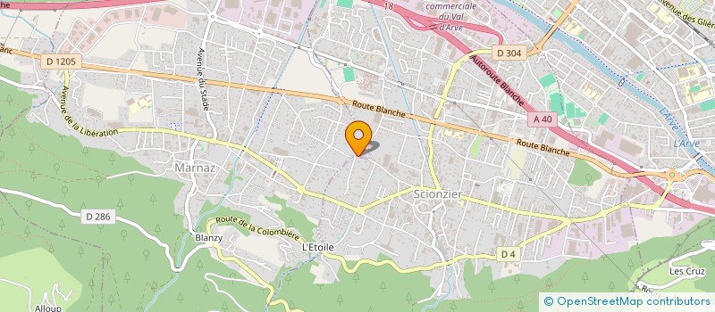 localisation de l'entreprise SARL DC DEVELOPPEMENT  MARNAZ